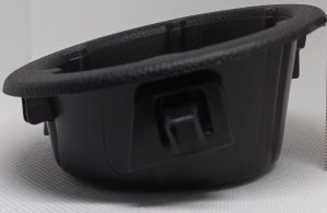 Cup holder side view